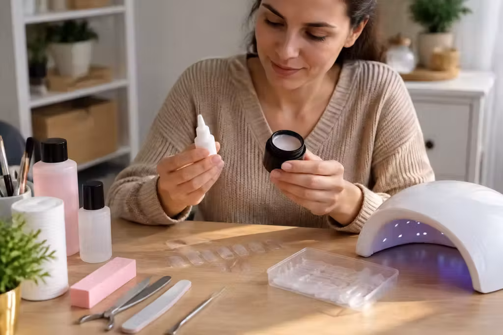 Lipici pentru tipsuri versus gel adeziv ce alegi pentru extensii rezistente